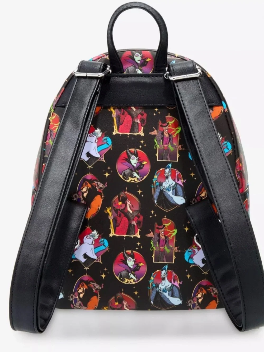 Loungefly Disney Villains Portrait Stars Mini Backpack NWT